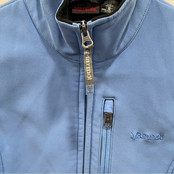 Marmot Soft Shell Blue Jacket Full Zip Women’s Medium - Picture 5 of 11